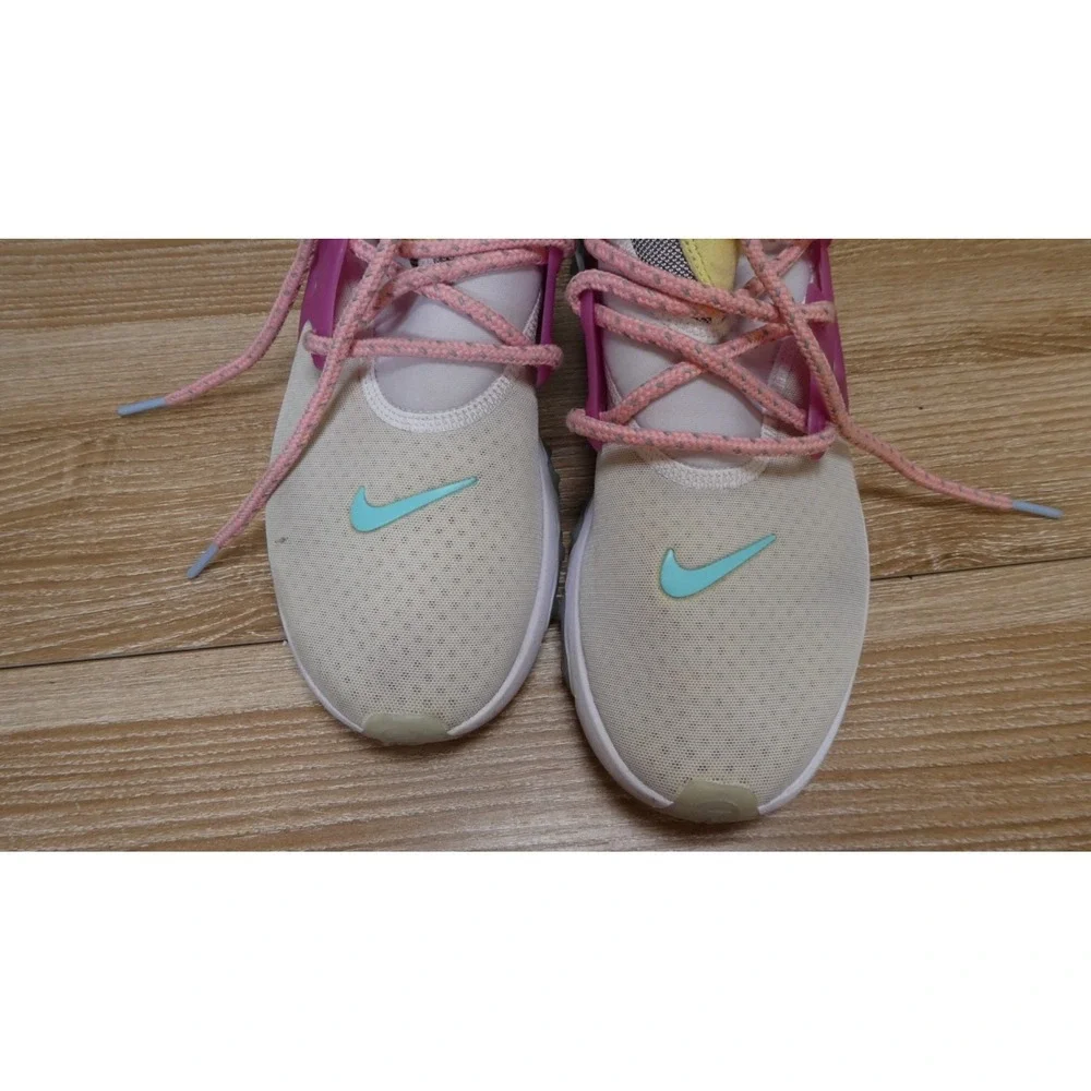Nike React Presto Shoes Sneakers White/Hyper Violet CD9015-101 Women's Sz US 8.5